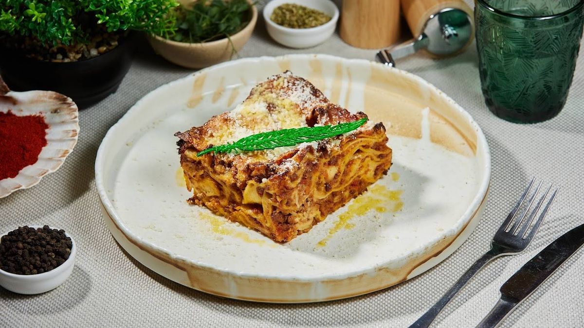 Lasagna de vită cu béchamel 